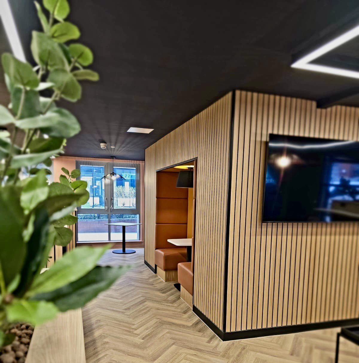 newarke point after renovations communal area with tv