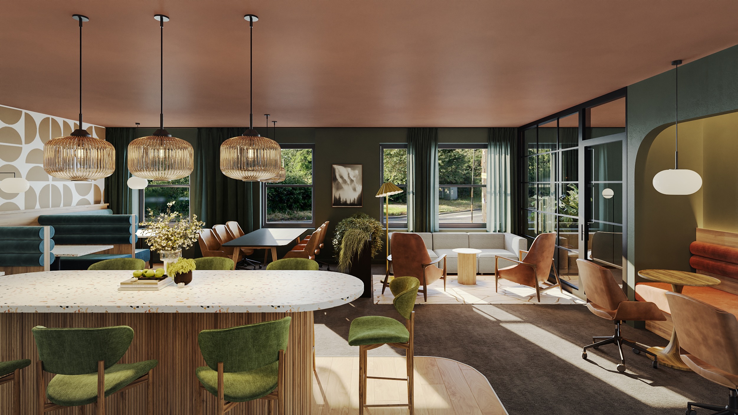 New Century Place Reading Student Accommodation Study Lounge Inspired Projects